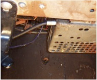 1954 Chevy radio antenna input