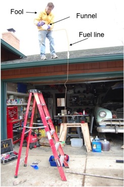 Fuel line restoration