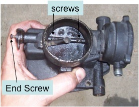 1954 Chevy Carburetor butterfly valve