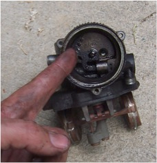 1954 Chevy Carburetor choke housing