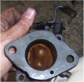 1954 Chevy Carburetor throttle valve